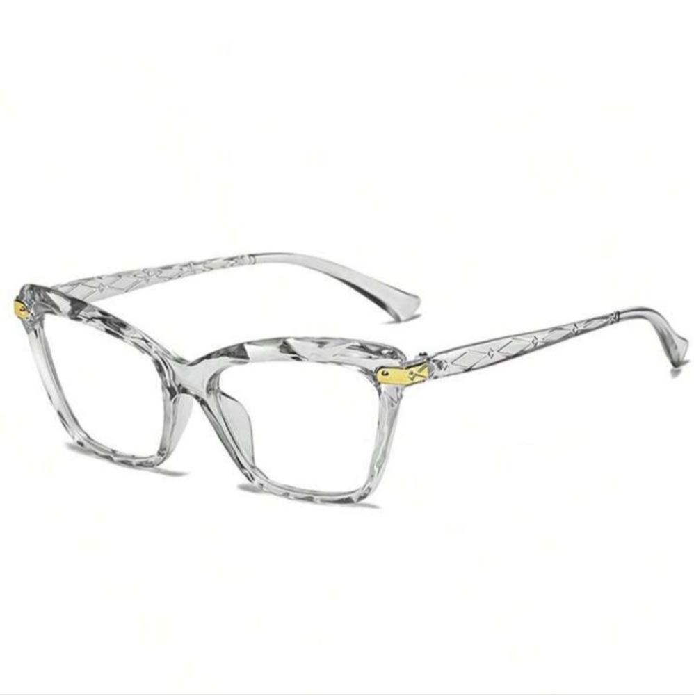 NEW Grey Crystal Fashion Glasses